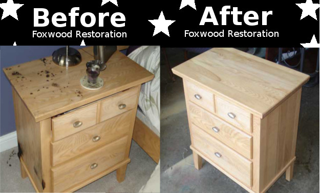 Furniture Repair Before and After - Foxwood Furniture Restorations