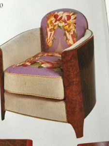 Art Deco Style upholstery