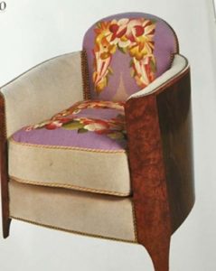 upholstered art deco furniture